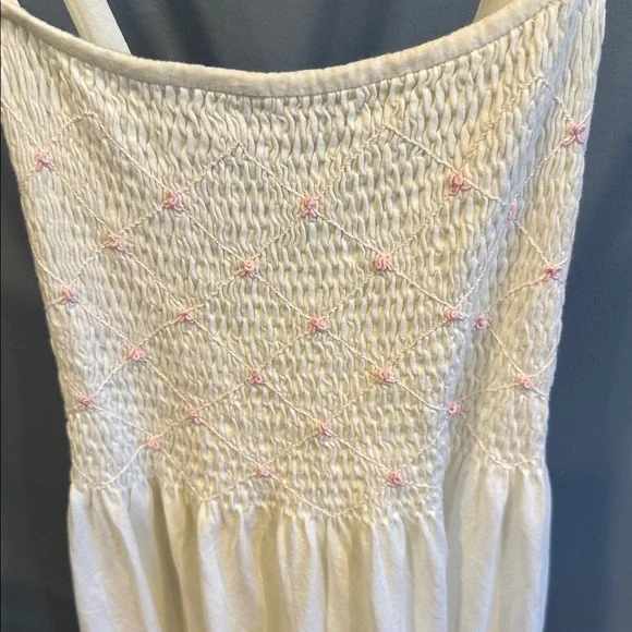 Schweitzer Linen Nightwear Collection White Vintage Style Nightgown Bridgerton L - Picture 4 of 6